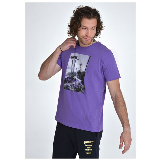 Target Ανδρική κοντομάνικη μπλούζα T-Shirt Single Jersey "Mindful" Target Ανδρική κοντομάνικη μπλούζα T-Shirt Single Jersey "Mindful"